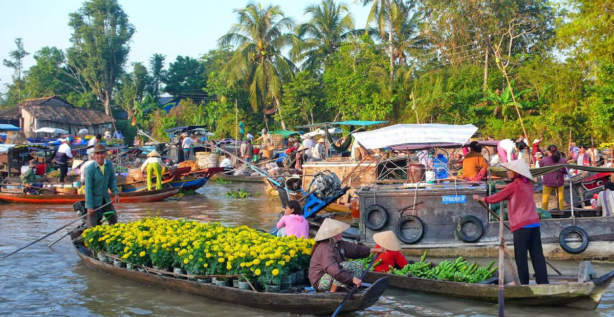 chợ nổi cái răng